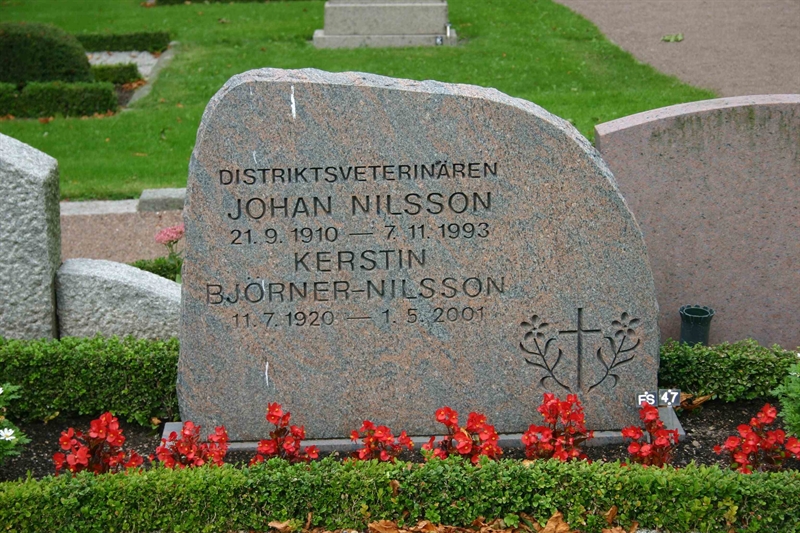 Grave number: GK SD    47a, 47b