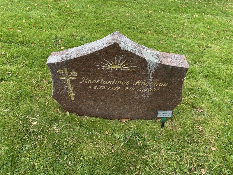 Hautatunnus: 2 C   625-626