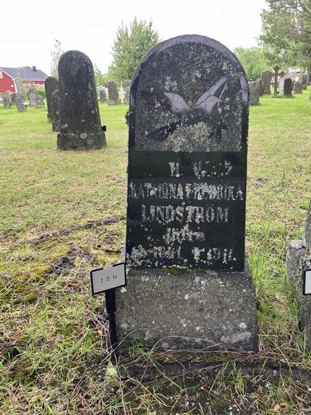 Grave number: 2 D    14
