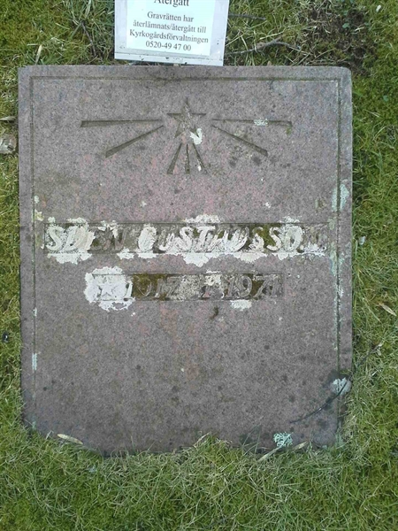 Grave number: ÅS G G   106