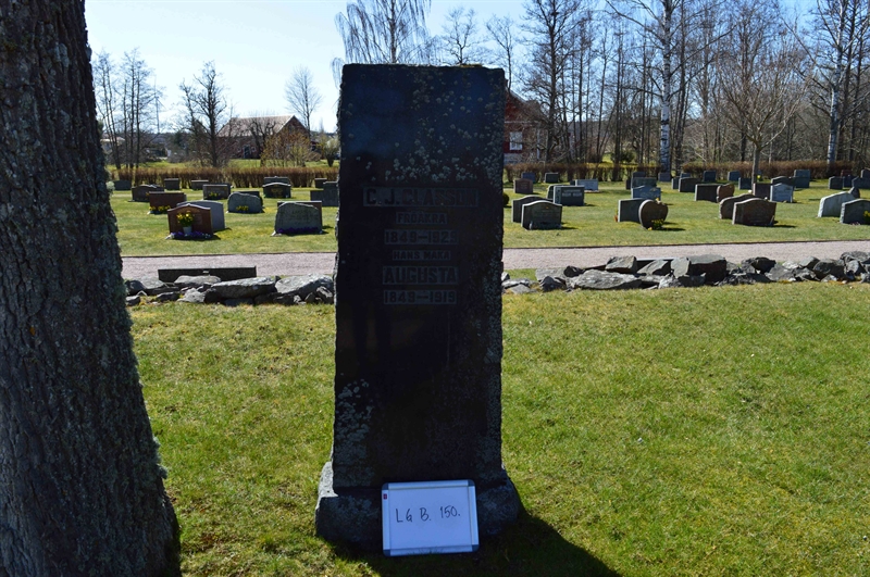 Grave number: LG B   150