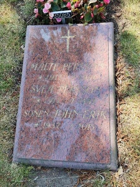 Grave number: NÅ 35   122, 123