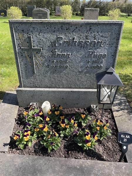 Gravnummer: 22 AA    25