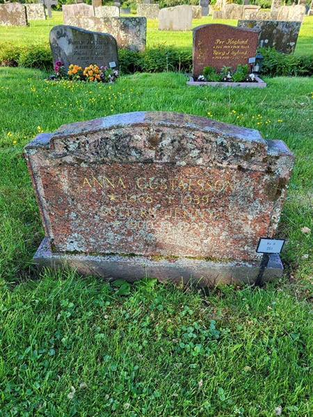 Grave number: kö 01 08   253