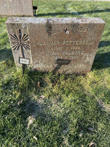 Grave number: 1 NB    46