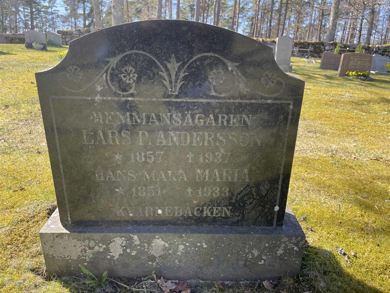 Grave number: Er G 4   160, 161