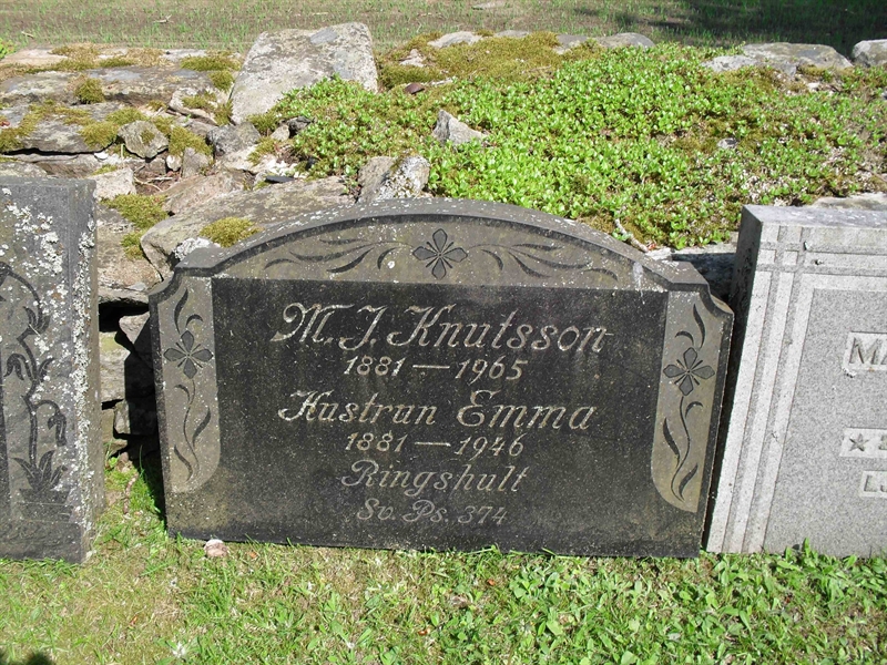 Grave number: JÄ V   126, 127