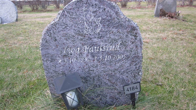 Grave number: KG NK  4184