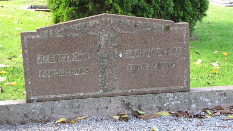 Grave number: HG SVALA   637, 638