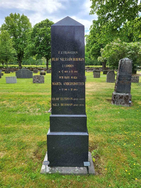 Grave number: kö 01 07    39-42