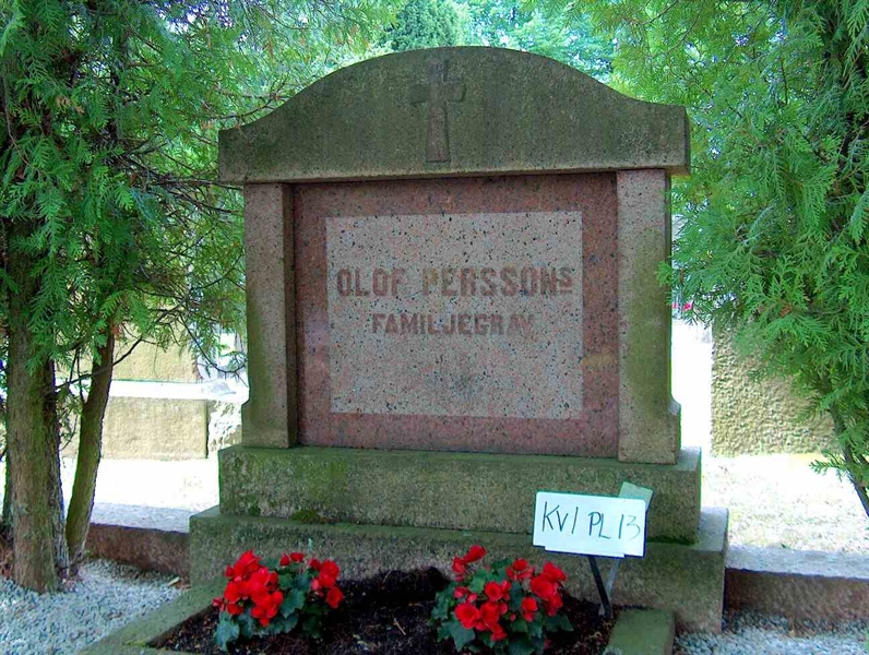 Grave number: HÖB 1    13