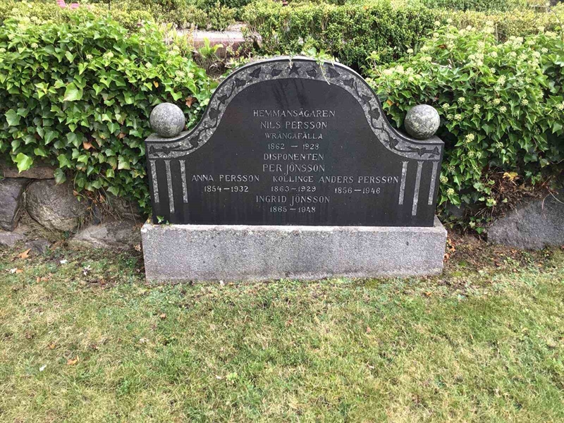 Grave number: 20 I    71-76