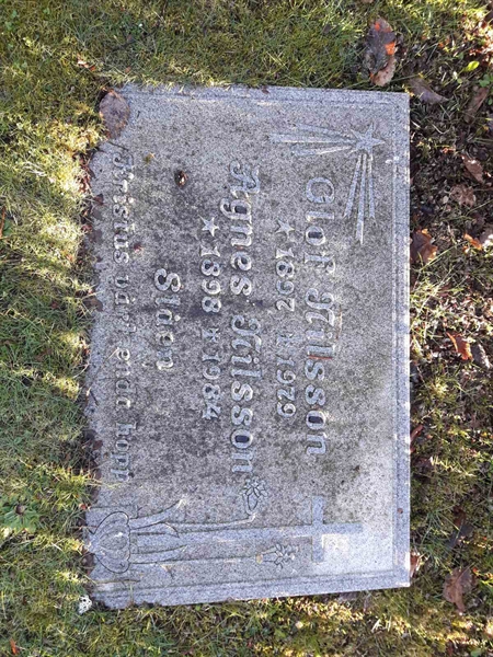 Grave number: BR C    26, 27