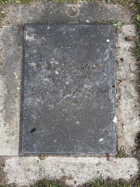 Grave number: FA 54