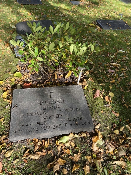 Grave number: 1 H   204