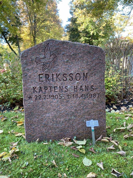 Hautatunnus: 1 F   189