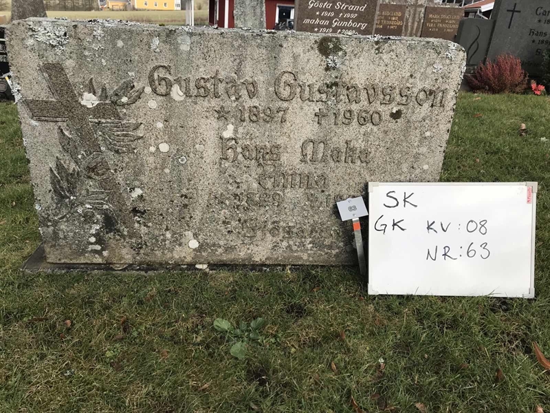 Grave number: S GK 08    63, 64