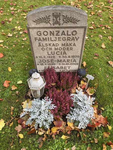 Grave number: 1 H   169