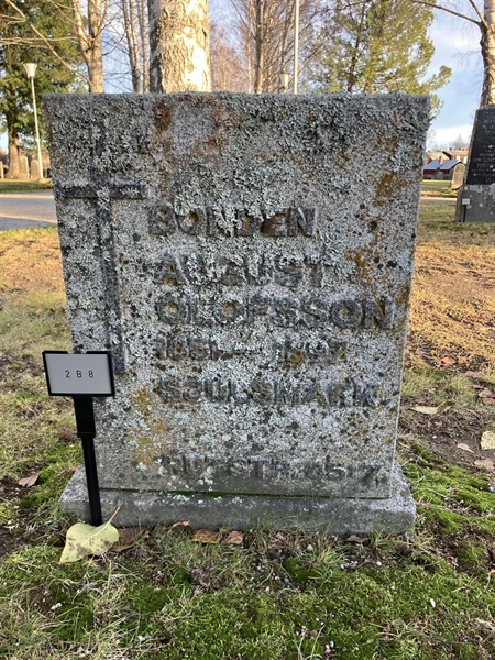 Hautatunnus: 2 B     8