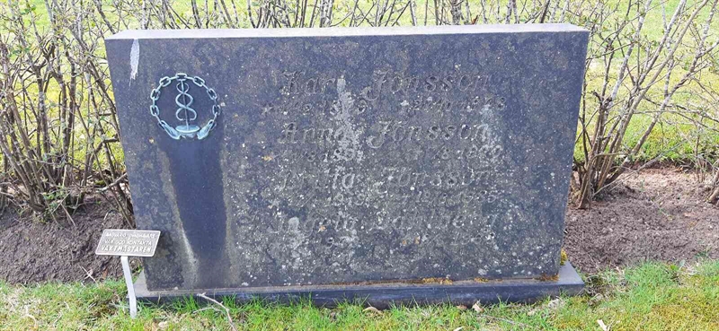 Grave number: GK F    49, 50