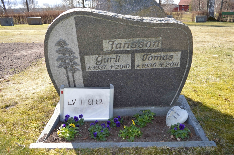 Grave number: LV I    61, 62