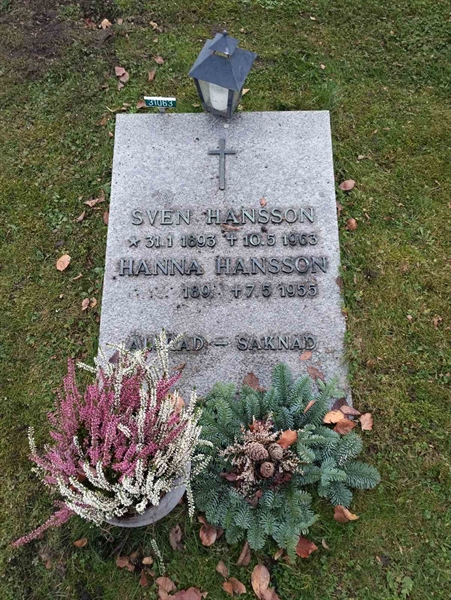Grave number: Ö 31i    29, 30