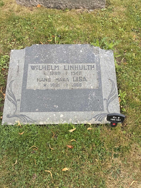 Grave number: 33 6   180-181