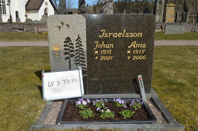 Grave number: LV I    73, 74