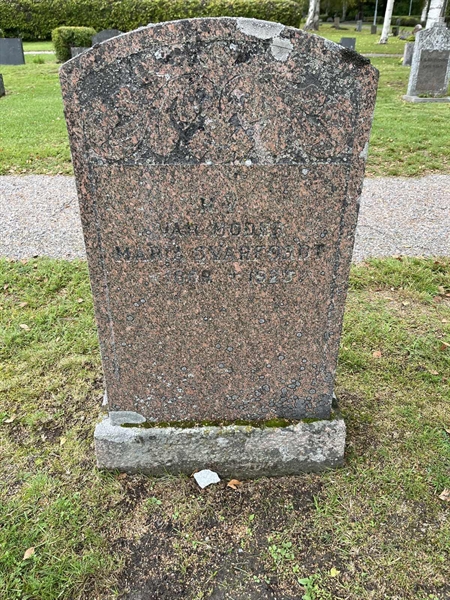 Grave number: 3 07     0G4705