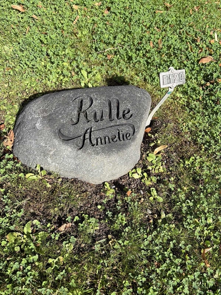 Grave number: 1 F   129