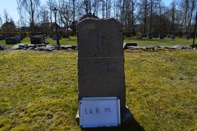 Grave number: LG B   155