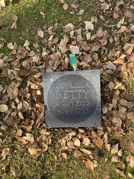 Grave number: 6 01 283