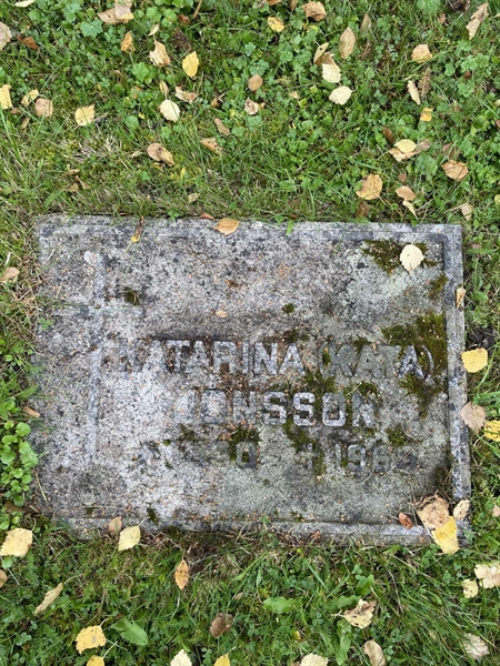 Grave number: MV III     3