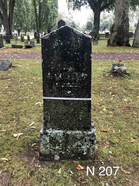 Grave number: AK N   207
