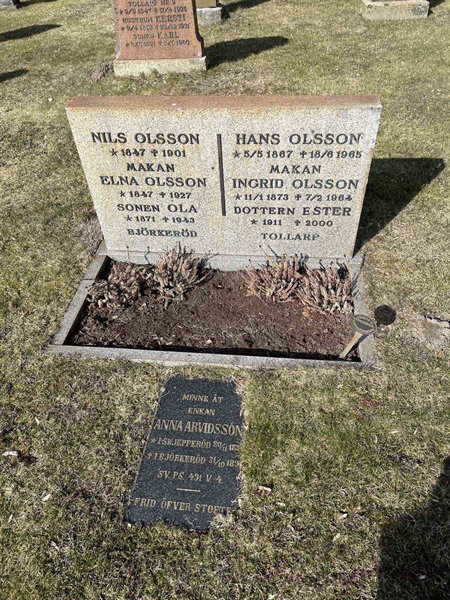 Grave number: VV D    79