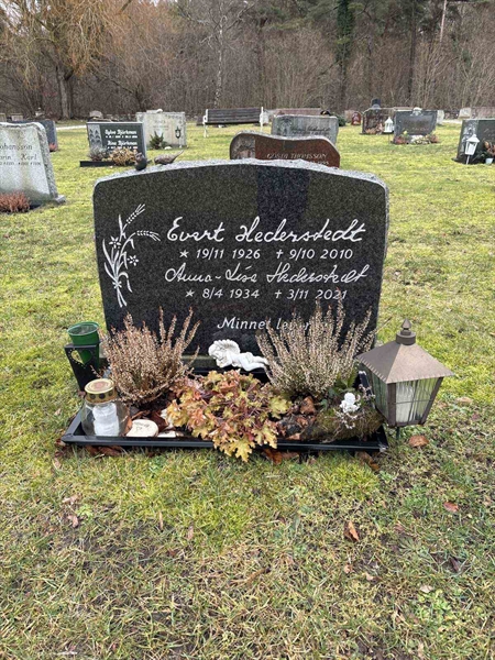 Grave number: L A 118