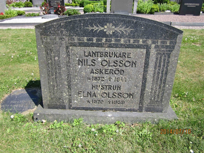 Grave number: 8 K    92