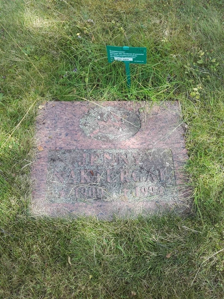 Grave number: KA 22   554