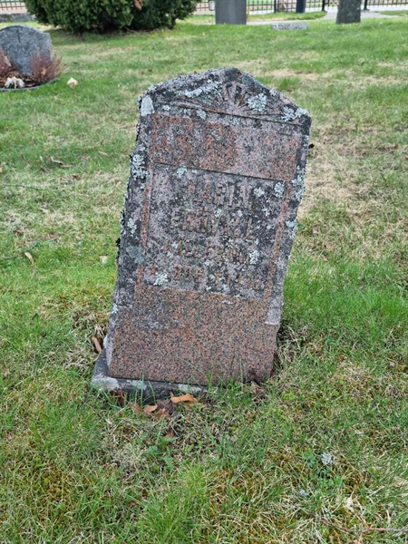 Grave number: D G 3   162U