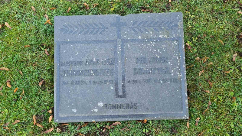 Grave number: M G 13 13-16