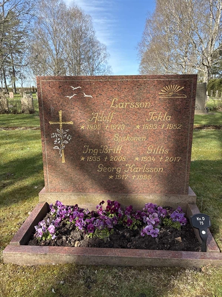 Grave number: 22 D    75