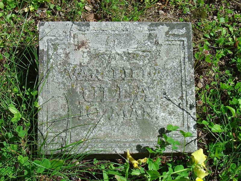 Grave number: A NB   52
