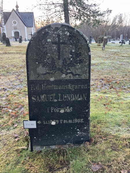 Gravnummer: 2 C   103
