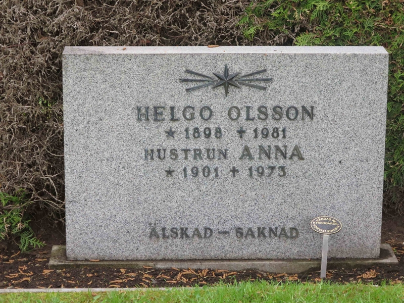 Grave number: HÖB 70B    34