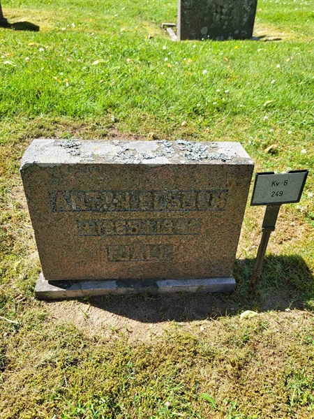 Grave number: Jä 06   249