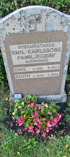 Grave number: M F   33, 34