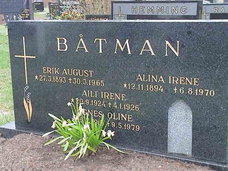 Grave number: 1 GE 01      7A,     7B,     7C,     7D