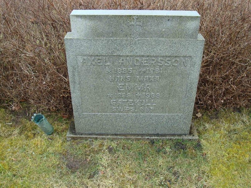 Grave number: BR C    99, 100