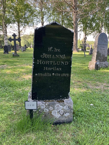 Grave number: 2 D   121