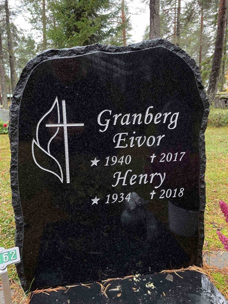Grave number: 3 6    62
